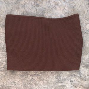 Brown Tube Top
